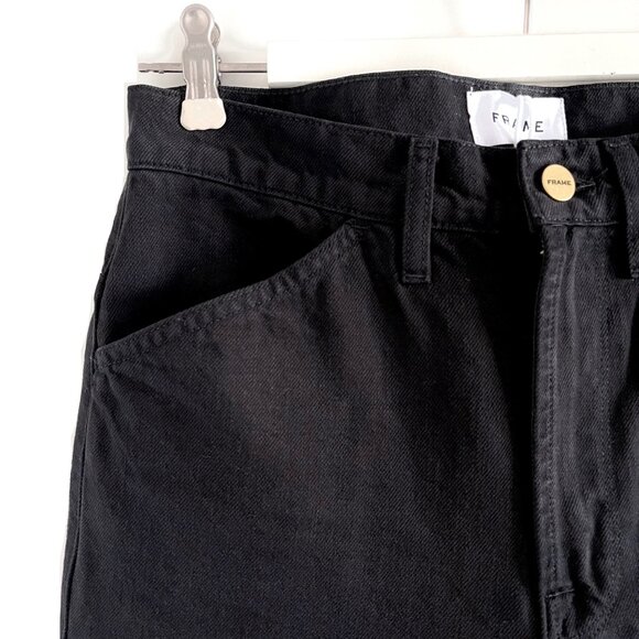New Frame Le Baggy Palazzo Jeans in Film Noir Size 26 - Picture 10 of 14